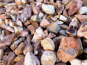 Campos Materials 2 to 4 inch desert sunset rock 